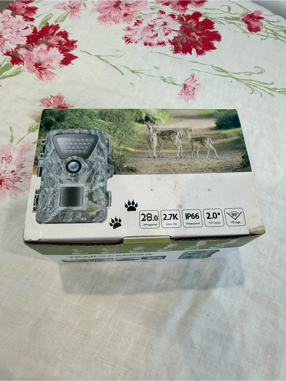 Trail Camera PH820 28MP 2.7K Waterproof Night Vision 2.0